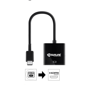 Sunline 170667 Type-C USB 3.1 Type-C USB-C/4K HDMI Çevirici Dönüştürücü