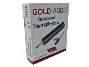 Gold Audio ACS444 Profesyonel Yaka Mikrofonu Kablolu