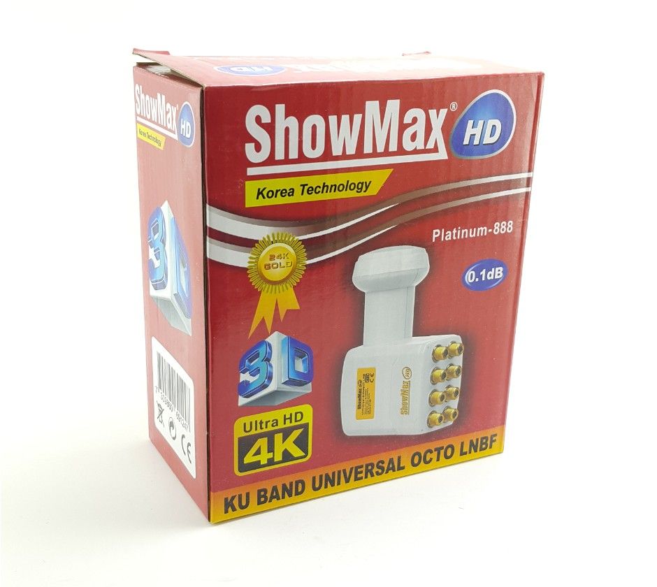 ShowMax Ultra HD 4K Octo LNB 0,1dB