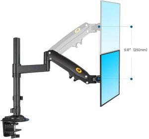 North Bayou H100 17-35'' Amortisörlü Tekli Monitör TV Masa Askı Aparatı