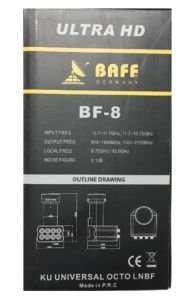 BAFF BF-8 0,1dB 8 Çıkışlı OCTO LNB