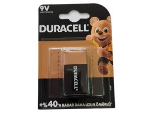 Duracell 6LR61 9Volt Pil Alkalin