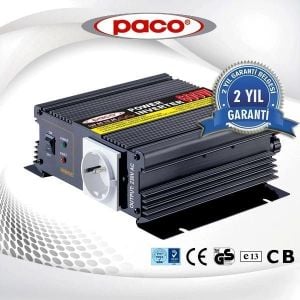 PACO 12 Volt 600 Watt DC modifiye sinus inverter