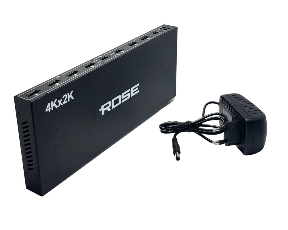 ROSE 1x8 HDMI Splitter v1.4 4Kx2L