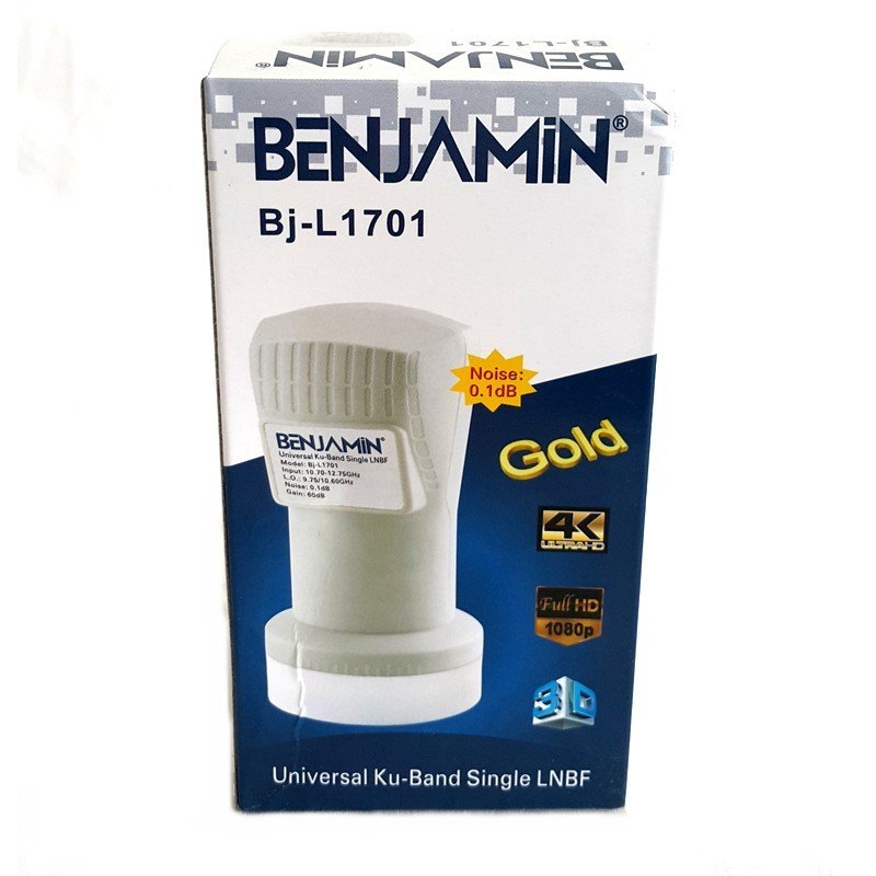 Benjamin Single LNB 0,1dB - Full HD 4K Uyumlu