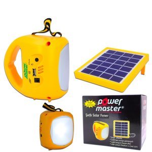 Powermaster Şarjlı Solar Aydınlatma Seti Tek Panelli