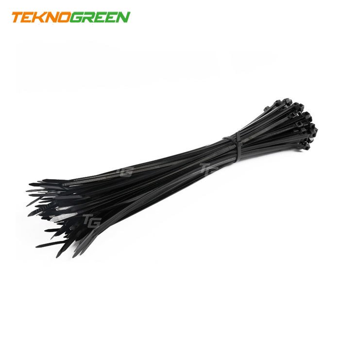 TeknoGreen 20cm Siyah Kablo Bağı 100Adet