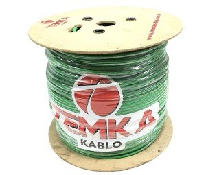 TEMKA RG6-U4 300Metre Anten Kablosu (Yeşil)