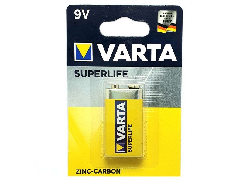 VARTA 9Volt Pil SUPERLIFE Zinc-Carbon