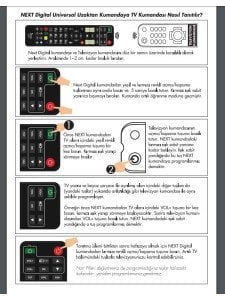 Next Programlanabilir Universal Akıllı Kumanda Orjinal