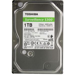 TOSHIBA Surveillance S300 1TB SATA 3.5 7/24 Günvelik Diski HDWV110