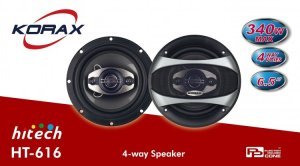 Korax HT-616 16cm 340Watt Tweeterli 2Li Takım Hoparlör