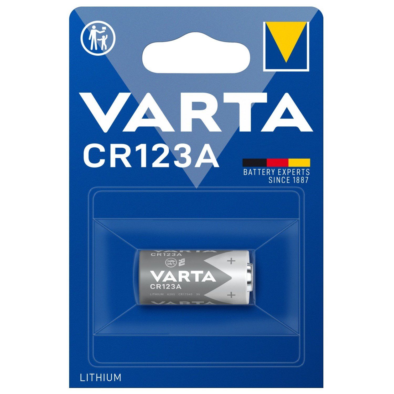 Varta CR123A 3Volt Lithium Pil
