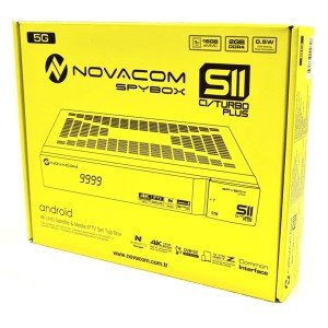 Novacom Spybox S11Plus 4K-CI Turbo Android Uydu Alıcısı