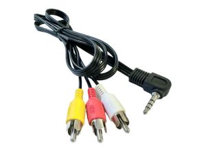 Rose 3.5mm - 3RCA Audio Video AV Kablo RC-38