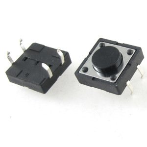 electroon 12x12mm Buton 4pinli