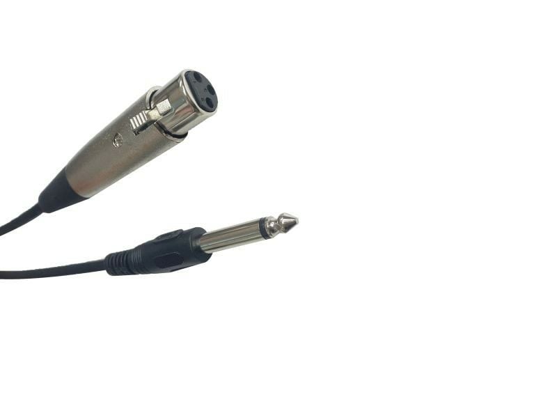 Fully XLR Dişi-6.3mm Mono Jaklı Kablo 4mt