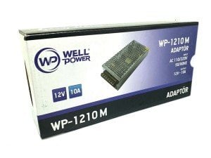 WellPower 12Volt 10Amper Metal Kasa Adaptör