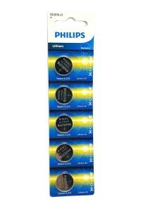 PHILIPS CR2016 3Volt Lithium Pil - 5Adet