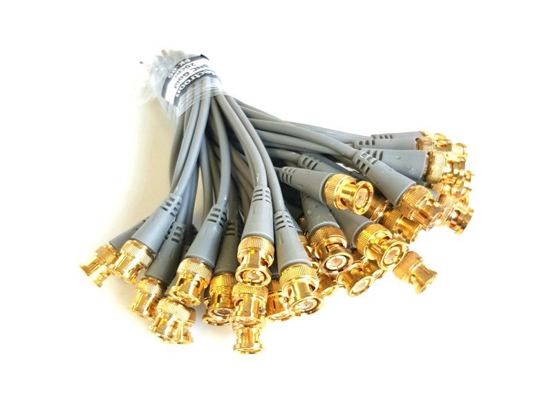 Electroon Gold Fişli BNC Kablo 15cm - 50Adet