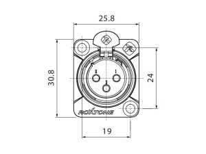 Roxtone RX-J901 XLR Canon Dişi Şase Jak