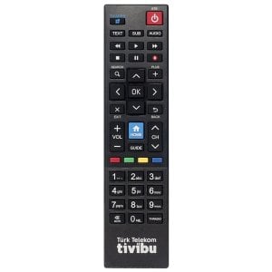Tivibu Home+Tv Apps Tuşlu Uydu Alıcı Kumandası