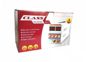 CLASS 305D 0-30Volt 0-5Amper Ayarlı Güç Kaynağı