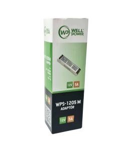 WellPower 12Volt 5Amper Adaptör Slim Metal Kasa