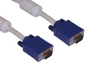 10 Metre VGA Kablo - Beyaz