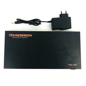 TeknoGreen THS-408 8 Port 4K 1x8 HDMI Splitter