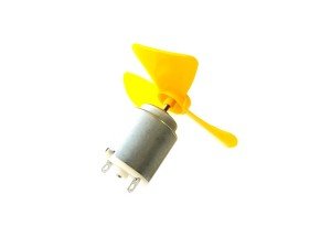 electroon 3V DC mini Motor +Pervane - Sarı