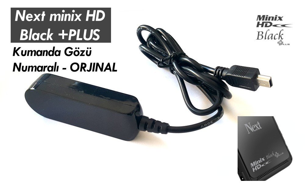 Next minix HD Black +Plus Kumanda Gözü Orjinal