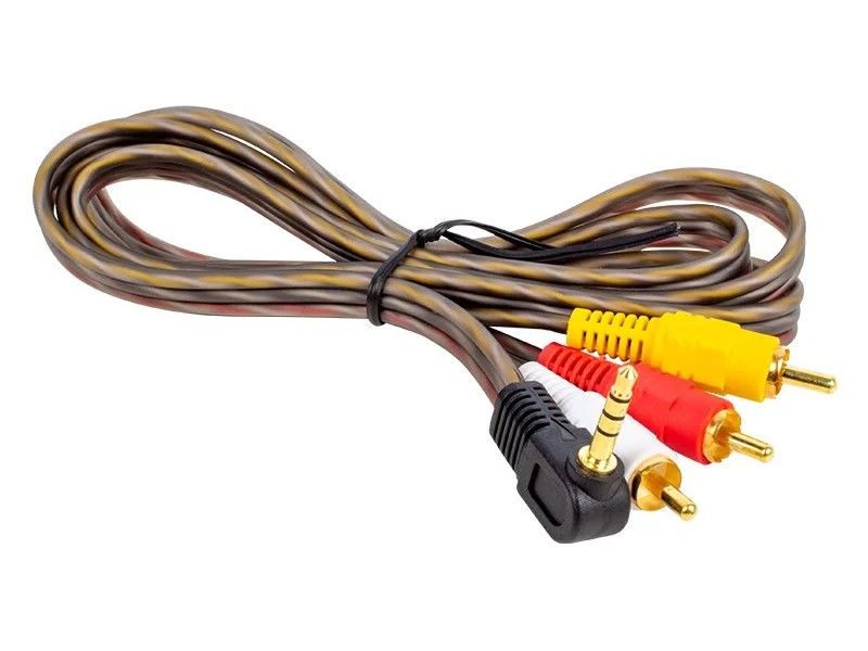 Uydu Alıcısı AV Kablo 3.5mm Stereo Erkek - 3 Rca 1.2Metre Kablo Uzun Jack