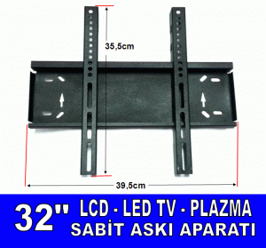 SWAT 32'' - 82 Ekran LCD-LED TV-Plazma Sabit Askı Aparatı