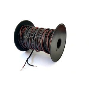electroon 2x0,75mm Hoparlör Ses Sistemi Kablosu 10Metre Siyah