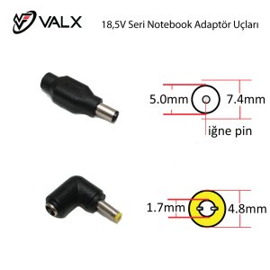 Valx LU-185 18.5Volt Universal Notebook Adaptörü