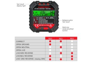 Habotest HT-107D Dijital Priz Test Aleti