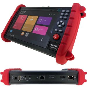 Alpsat AS33-IPCX 7'' Ekran IPC-ONVIF-AHD-CVI-TVI-HDMI-Analog Giriş Cctv Kamera Test Cihazı