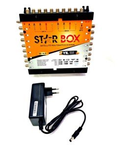 STARBOX 10-16 Sonlu Plus Multiswitch Santral (Adaptör Dahil)