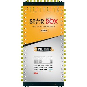 STARBOX 10/40 Sonlu Plus Ledli Multiswitch Santral (Adaptör Dahil)