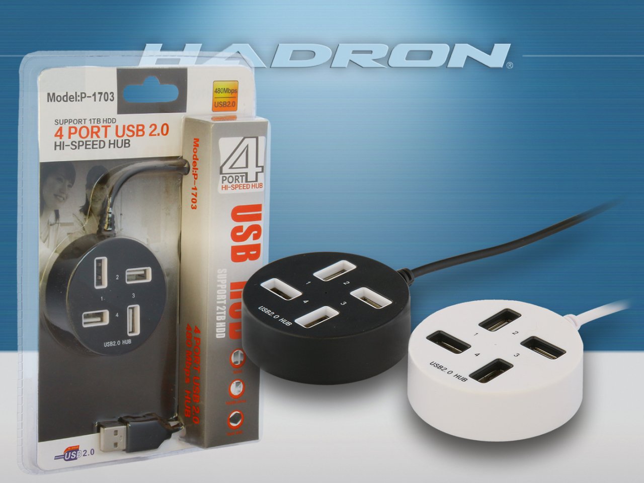 Hadron USB 2.0 HUB 4 PORT USB Çoklayıcı HD171