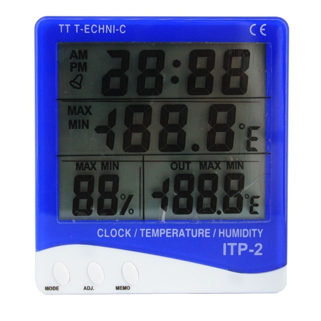 TT Technic ITP-2 Sıcaklık / Nem Ölçer Termometre