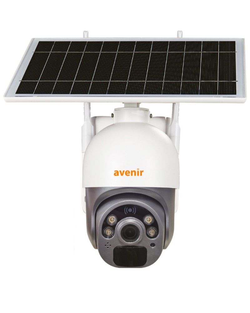 Avenir AV-S230 2MP 1080P Güneş Panelli Solar Wifi PTZ Kamera Tuya Destekli