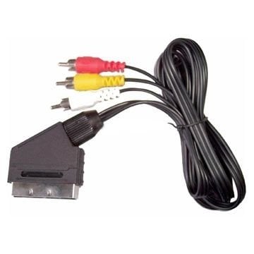 Scart + 3RCA Kablo 1.2 Metre