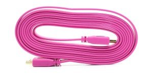 ROSE 5Metre HDMI Flat Kablo 1.4v Pembe