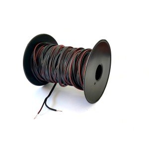 electroon 2x0,75mm Hoparlör Ses Sistemi Kablosu 15Metre Siyah