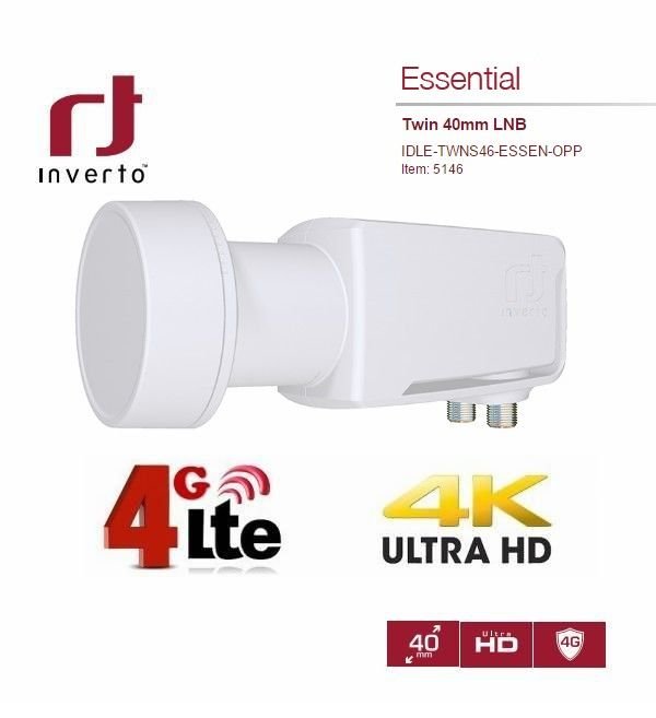 Inverto Essential Twin LNB 0,3dB 4K