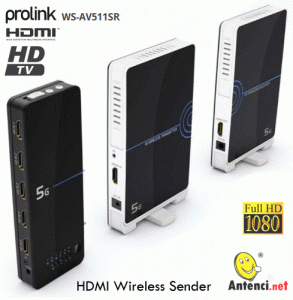 HDMI Wireless Sender Görüntü Aktarıcı - Prolink WS-AV511SR