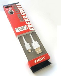 Sunix Free Speed Micro USB Hızlı Şarj Kablosu 1.2mt