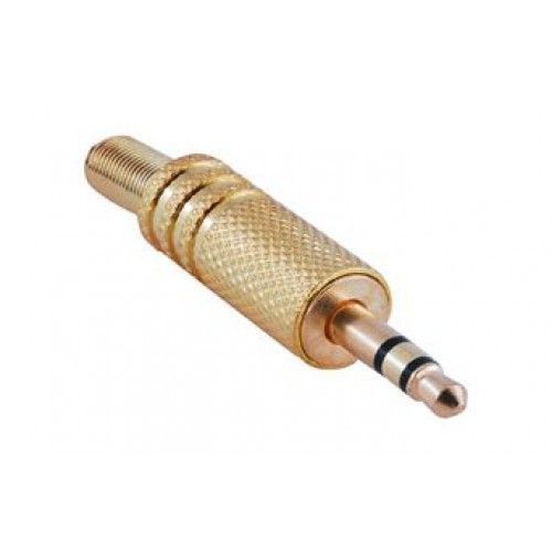 electroon 3.5mm Stereo Erkek Jak Gold